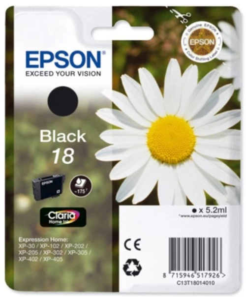 Μελάνι μαύρο Epson 18