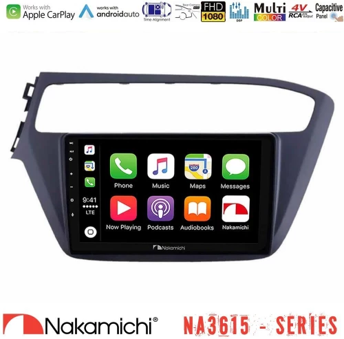 Nakamichi Na3615 Series με Wireless Carplay & Android Auto  Hyundai i20 2018-2020 Media Station Tablet 9" u-Na15-Hy1961