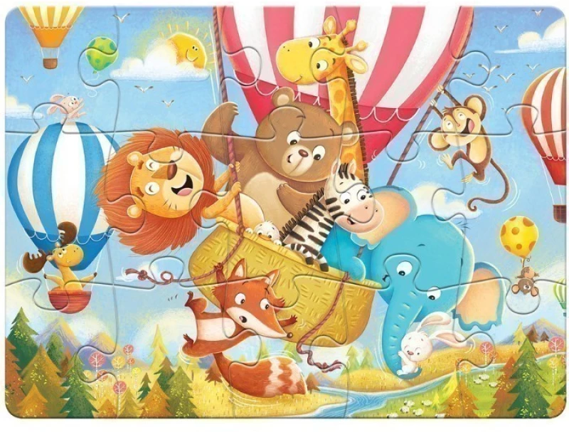 Puzzle Educa 15τμχ 47.5x35cm δαπέδου Πάρτι με αερόστατο 26208