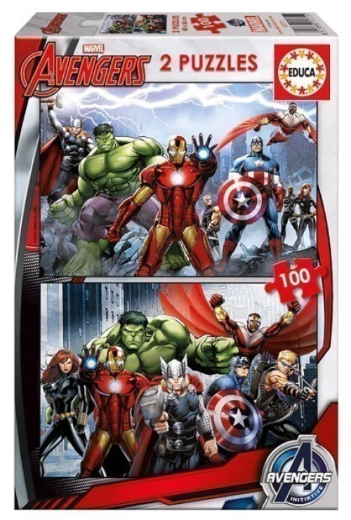 Puzzle Educa Avengers 2x100 Π015771