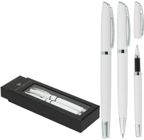 Σετ Wellington rollerball+ballpoint Toledo White