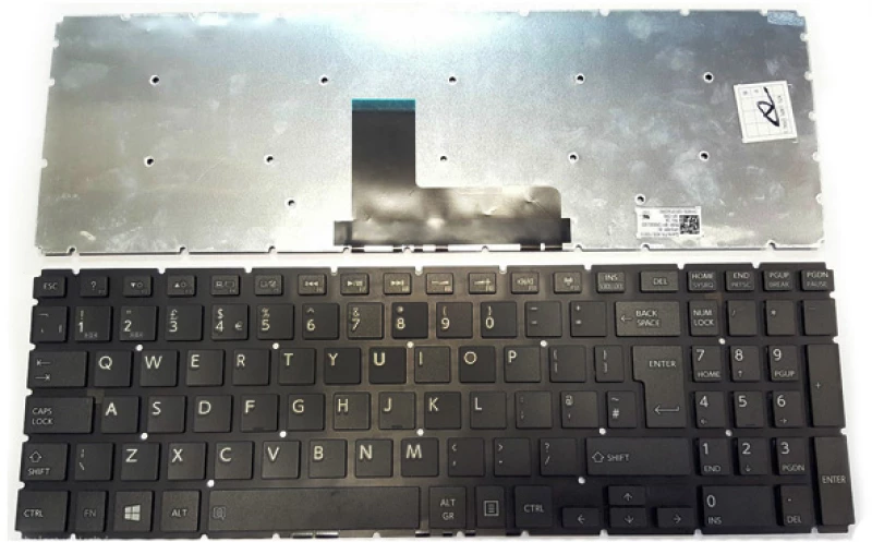 Πληκτρολόγιο Toshiba Satellite L50-B L50-C L70-C, Μαύρο,UK