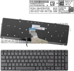 Πληκτρολόγιο HP Spectre X360 15-CH 15-CH000, Γκρί με Backlit, US