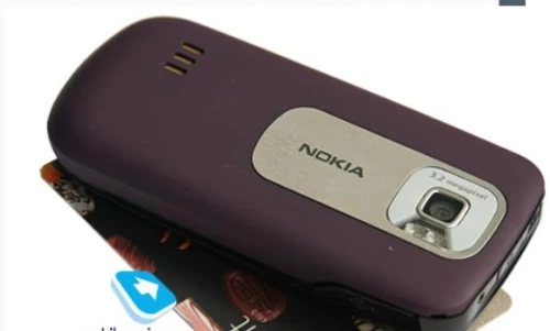 NOKIA 3600 Slide - Battery cover Wine Red Original