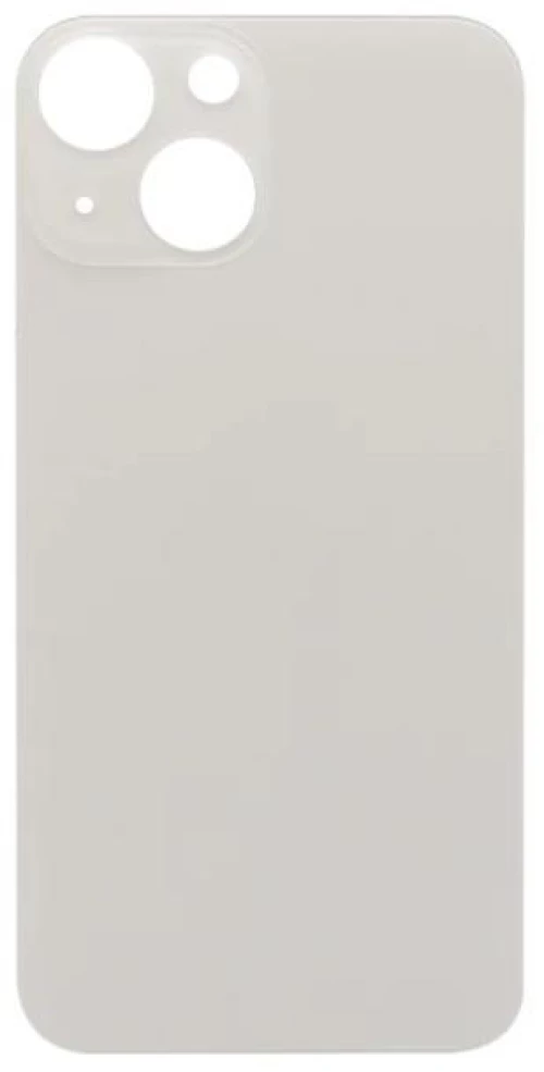 Apple iPhone 13 Mini - Back Glass Large Hole Starlight White OEM with Logo