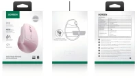 Ασύρματο Ποντίκι 2,4GHz/BT UGREEN M571 65666 Ροζ