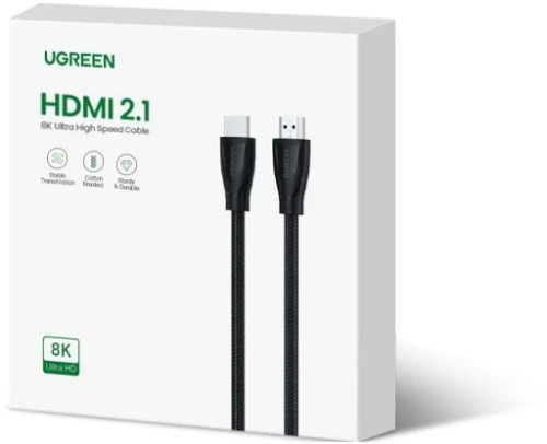 Cable HDMI M/M Retail 1m 8K/60Hz UGREEN HD140 Black 80401