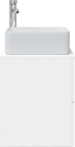 vidaXL Επιτοίχια Λεκάνη Έπιπλο Λευκό 53 x 34,5 x 63 εκ