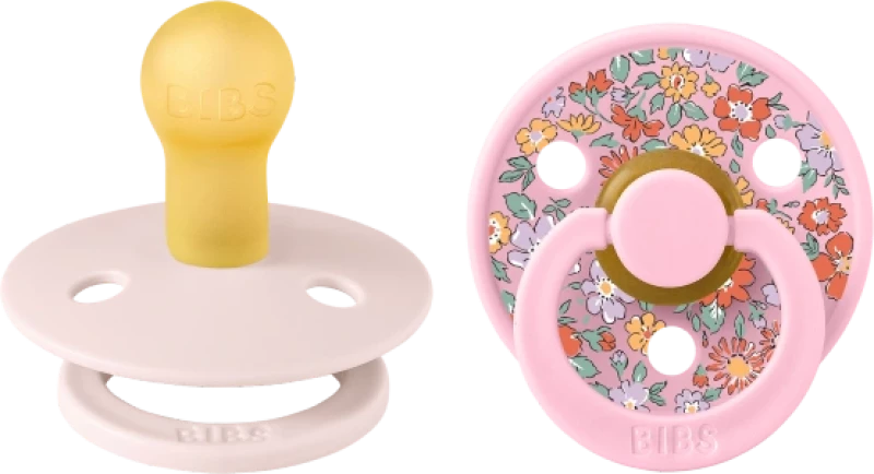Bibs Πιπίλα Καουτσούκ Σετ 2τμχ X Liberty Oscar Meadow Petal Mix 0-6m