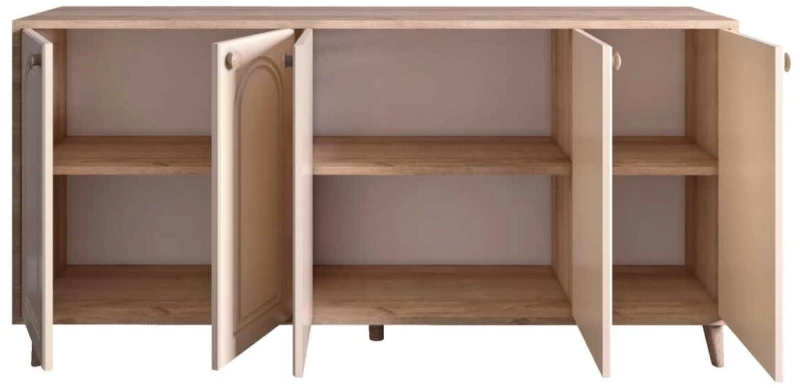 Stewehome Μποέμ κονσόλα με καπάκι από mdf 180x40x87 cm