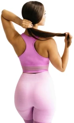 GymHero Stripes Bra BRA-MAUVE