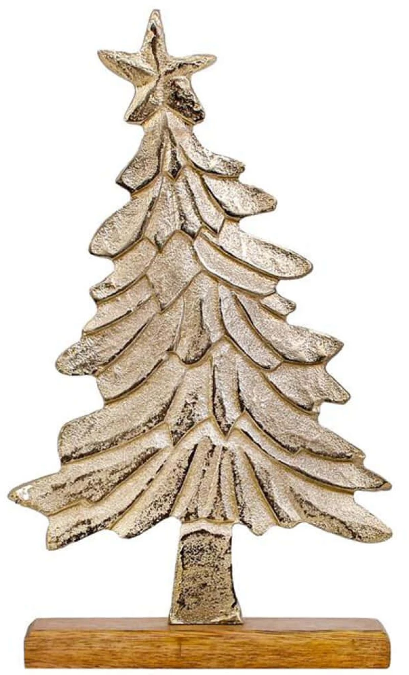 Χριστουγεννιάτικο Δεντράκι 964-225-021 24x6x41cm Gold