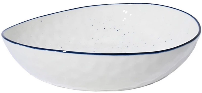 Πιάτο Βαθύ Pebbles 07-37147 20cm White-Blue Estia Πορσελάνη