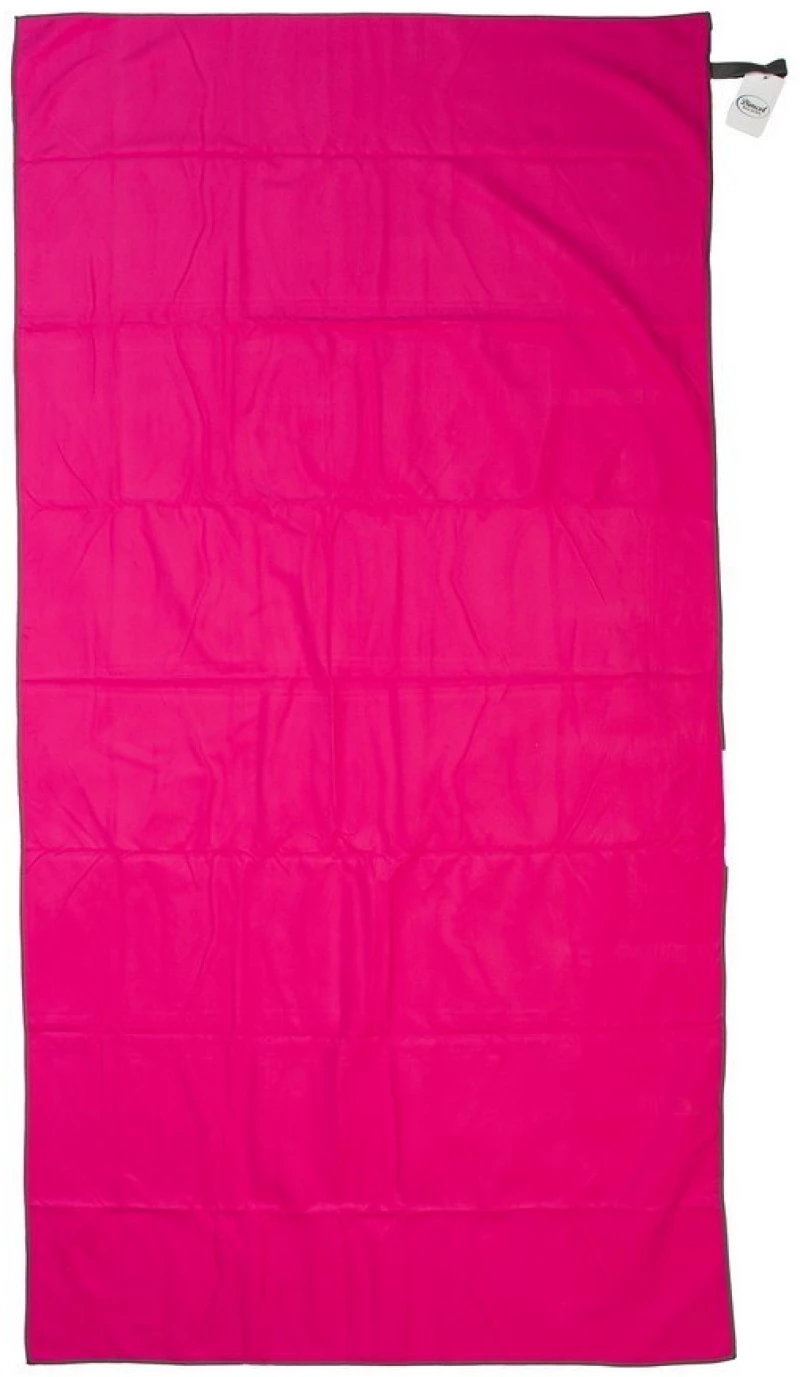 Πετσέτα Γυμναστηρίου Quick Dry Fuchsia-Dark Grey DimCol Γυμναστηρίου 50x80cm Polyester-Polyamide