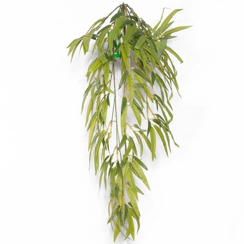 Τεχνητό Κρεμαστό Μπαμπού 7502-7 85cm Green Supergreens Πολυαιθυλένιο