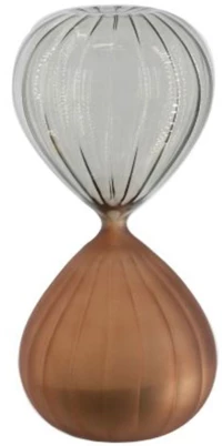 Κλεψύδρα B0001 8,2x8,2x19,5cm Multi-White Artekko Γυαλί