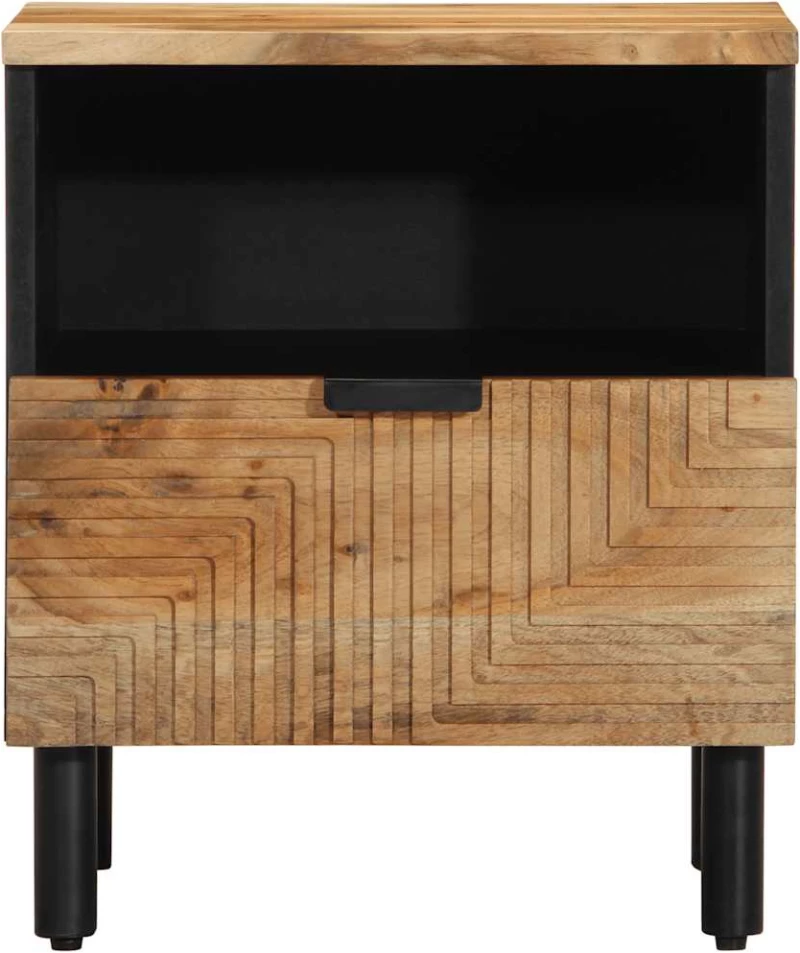 vidaXL Κομοδίνα 2 τεμ. 40x33x46 εκ. από Μασίφ Ξύλο Ακακίας
