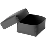 Κουτί Αποθήκευσης RAG302 17x17x11cm Dark Grey Espiel Τεχνόδερμα