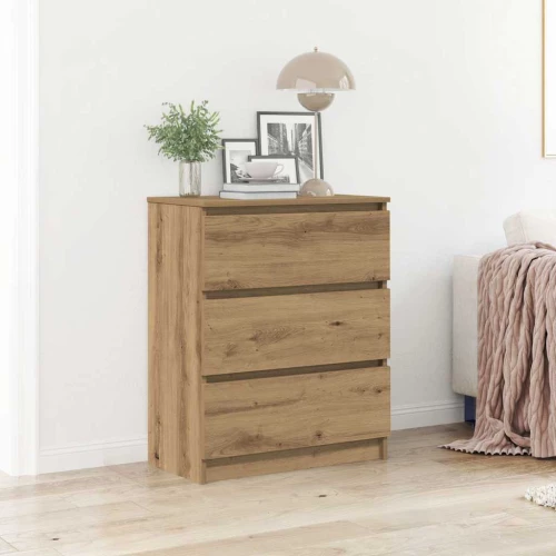 vidaXL Μπουφές από Τεχνητό Δρυ 60x35x76 εκ. από Τεχνητό Ξύλο