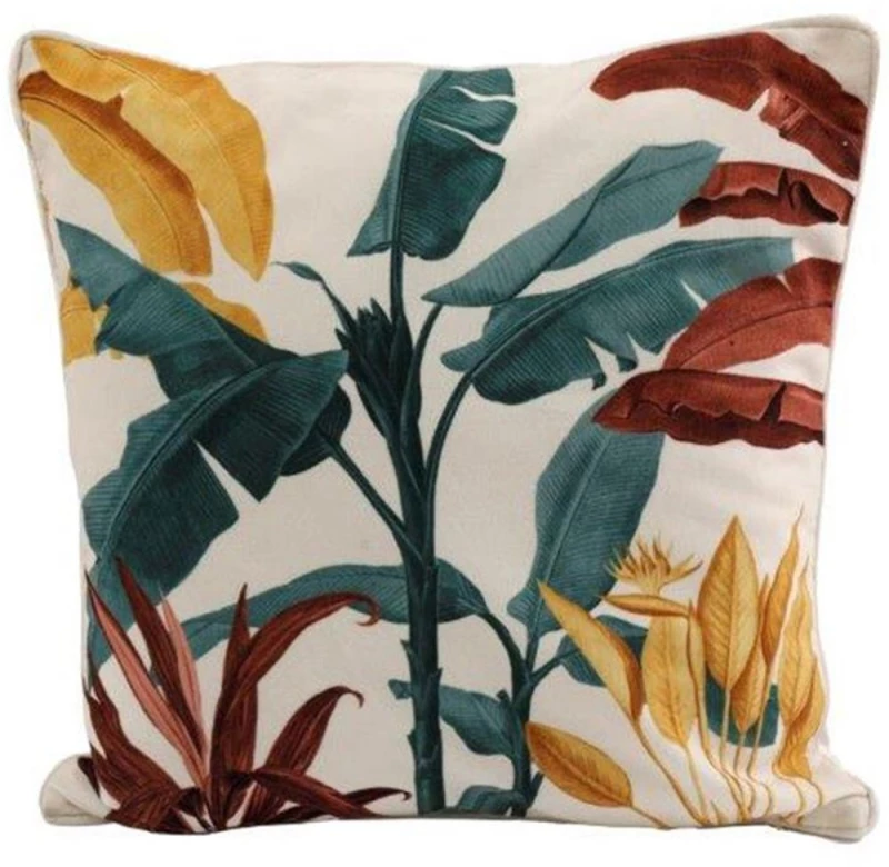 Μαξιλάρι Διακοσμητικό (Με Γέμιση) Tropical Palm 014.TX1512 Multi 40Χ40 Ύφασμα