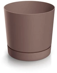 Γλάστρα Tubo μικρή καφέ Y10,9xΦ10,8εκ.
