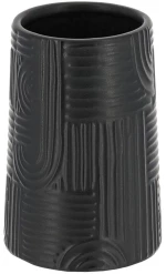 Ποτηροθήκη Ethnic Vibes 06.61207103 8x18cm Black Κεραμικό