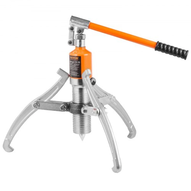 VEVOR Hydraulic Gear Puller, 15 Ton Max Capacity Wheel Bearing Pulling Separator, 2 or 3 Jaws Puller, Κάθετα και Οριζόντια, 30,5cm Υδραυλικό εξολκέα σιαγόνων με θήκη για έλξη πλήμνων