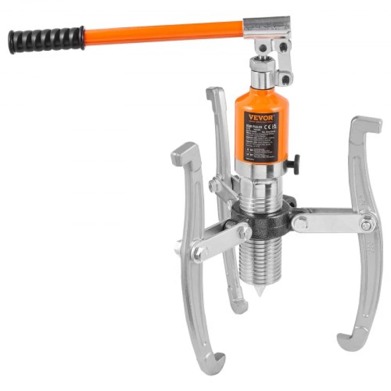 VEVOR Hydraulic Gear Puller, 15 Ton Max Capacity Wheel Bearing Pulling Separator, 2 or 3 Jaws Puller, Κάθετα και Οριζόντια, 30,5cm Υδραυλικό εξολκέα σιαγόνων με θήκη για έλξη πλήμνων