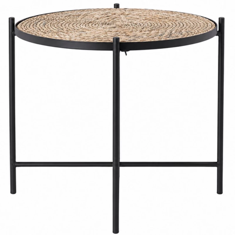 Τραπεζάκι Βοηθητικό 012.862410076 Φ43x62cm Natural-Black