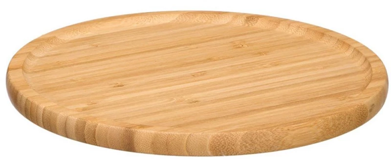 Πλατώ Σερβιρίσματος 029.11626 Φ26cm Natural Bamboo