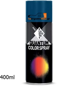 Spray Ral 5010 μπλε φωτεινό quantum ακρυλικό χρώμα 400ml Elastotet ( Συσκευασία 6 τμχ)