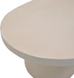 Τραπέζι σαλονιού Vooge pakoworld MGO κρέμ 100x64x39εκ