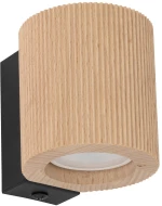 Φωτιστικό Τοίχου - Απλίκα Eve 11443 1xGU10 8x8,5x10cm Beech-Black TK Lighting