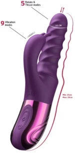 SHE.E.O - PURPLE RABBIT SWIRL VIBRATOR