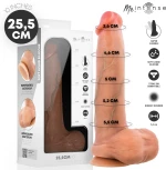 MR INTENSE - BRUCE XL SILICONE DILDO WITH TESTICLES 25.5 CM -Ã'- 5.5 CM