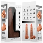 MR INTENSE - BRUCE XL SILICONE DILDO WITH TESTICLES 25.5 CM -Ã'- 5.5 CM