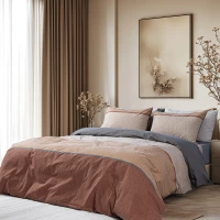 Beauty Home Ζεύγος μαξιλαροθήκες Moments Art 12565 51x73 Καφέ,Ανθρακί