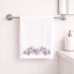 Πετσέτα Προσώπου 50×90 Violet White
