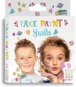 SNAILS Face Paint 9 Pastel Colours, Βαφές Προσώπου σε 9 Παστέλ Χρώματα - 34,6gr