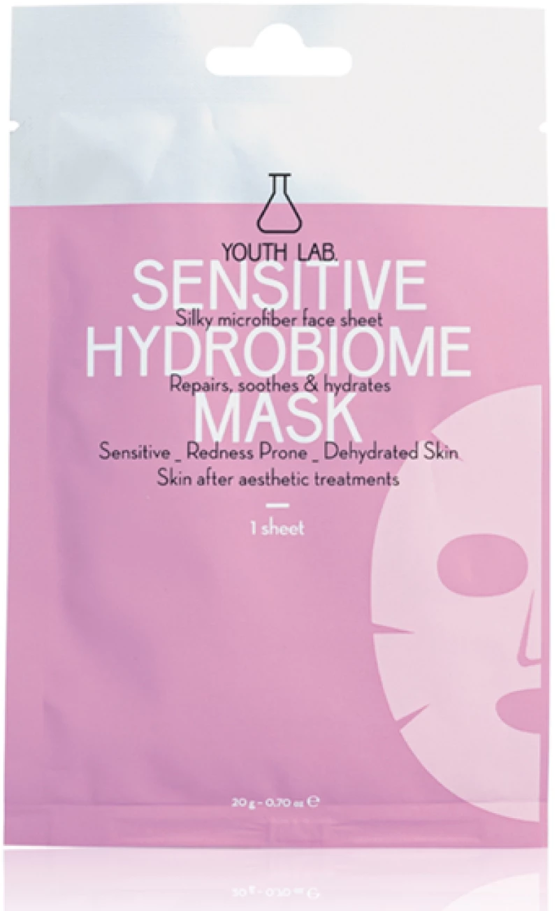 YOUTH LAB Sensitive Hydrobiome Mask, Εμποτισμένη Υφασμάτινη Μάσκα Προσώπου - 1τεμ