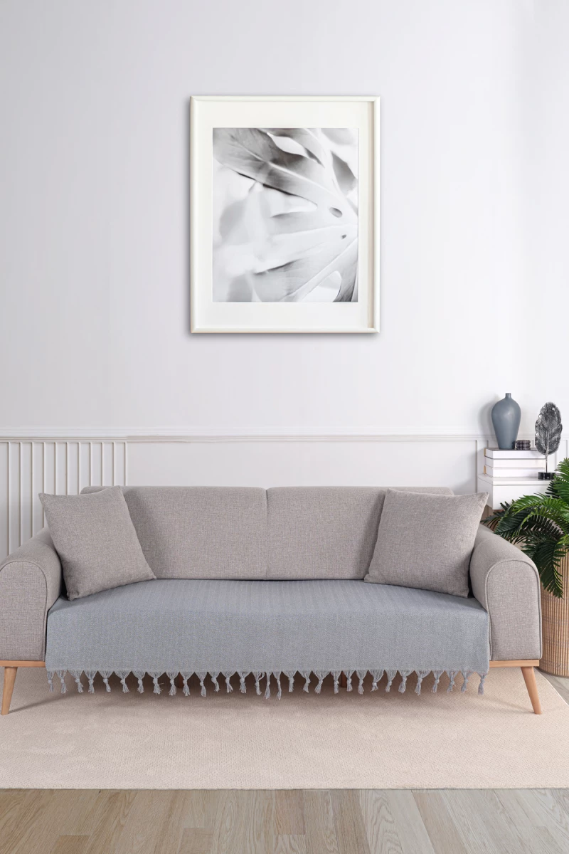 Stewehome Κάλυμμα καναπέ από βαμβάκι με σχέδιο patchwork 100x200 cm