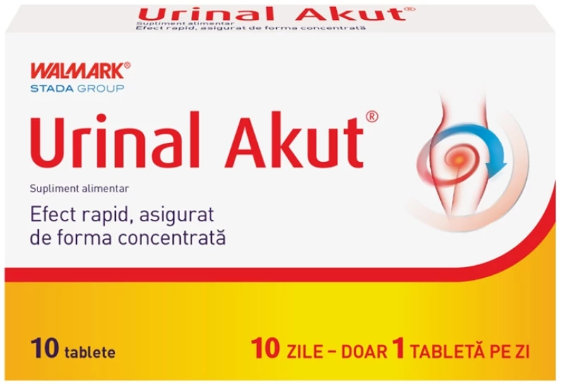 VIVAPHARM Urinal Akut, Συμπλήρωμα Διατροφής για Υγιές Ουροποιητικό -10tabs