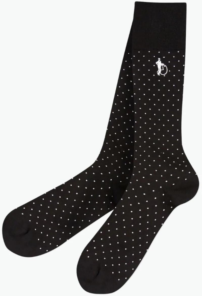 Ανδρικές Κάλτσες London Sock Co Spot of Style Socks Black