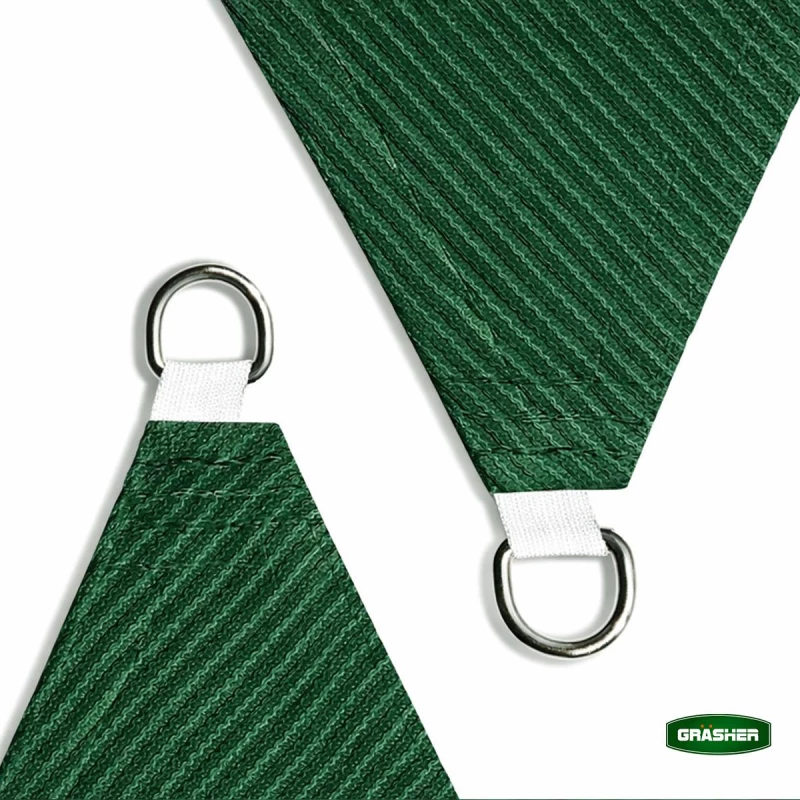 Πανί Σκίασης Ορθογώνιο Ε220 180gr/m² Πράσινο 4x8m GRASHER Με Κρίκους / 104148