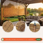 Grasher Στόρι Σκίασης απο Φυσικό Καλάμι 0,90x1,80m BW5109