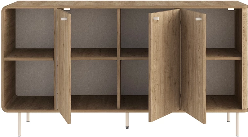 Μπουφές Colia Megapap χρώμα sepet oak 150x44x80εκ.