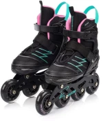 Πατίνια Meteor Roller Skates L 38-43 Buzzy Black/Pink/Mint