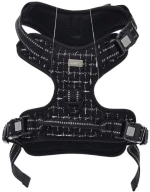 M-Pets Haute Couture Σαμαράκι Σκύλου Harness Black Charm Medium 40-75 cm