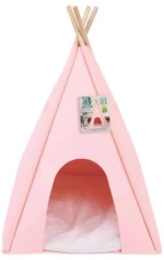 M-Pets Eco Σκηνή Γάτας Tipi Pink 50x50x60cm