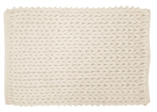 Πατάκι μπάνιου chenille εκρού 50x80cm